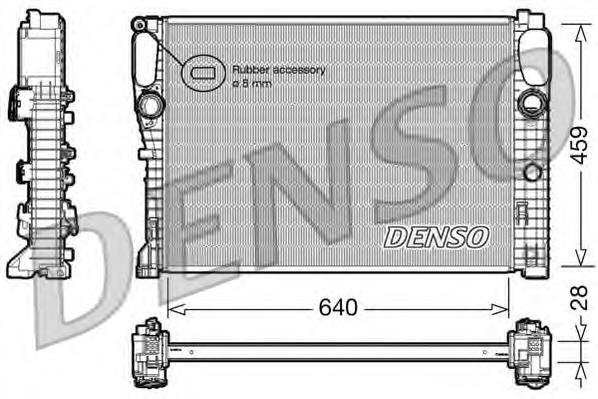 DRM17042 Denso radiador de esfriamento de motor