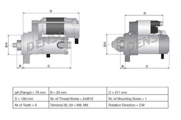 Стартер DSN944 Denso