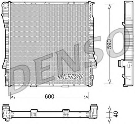 DRM05114 Denso radiador de esfriamento de motor