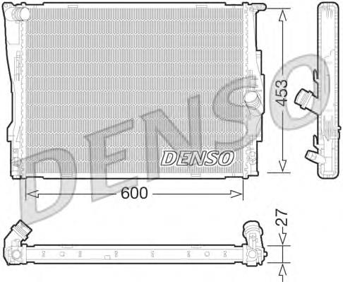 DRM05073 Denso radiador de esfriamento de motor