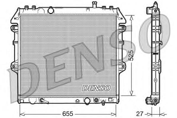 164000L150 Toyota radiador de esfriamento de motor