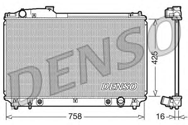 DRM51003 Denso radiador de esfriamento de motor