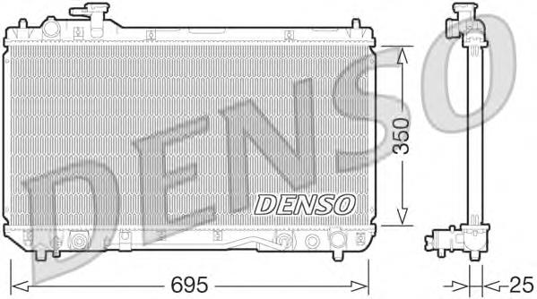 Радиатор DRM50063 Denso