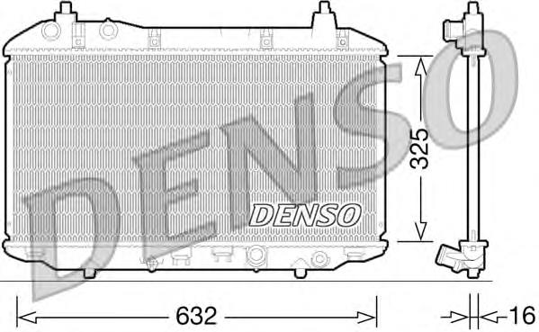 DRM40031 Denso radiador de esfriamento de motor