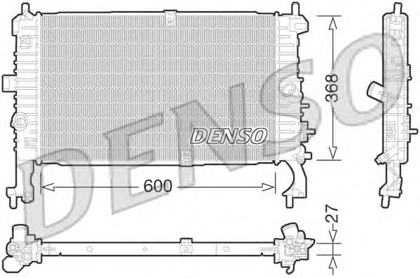 DRM20106 Denso radiador de esfriamento de motor