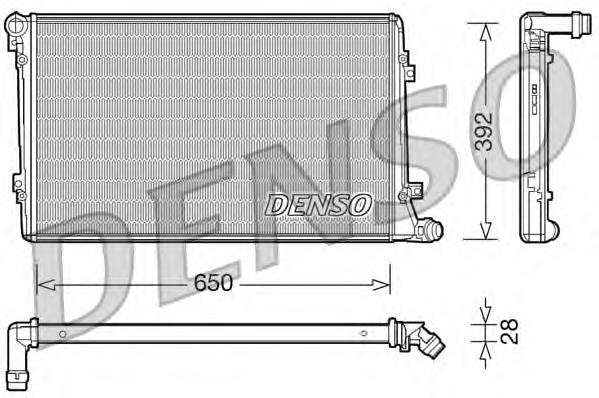 Радиатор охлаждения Denso DRM32019