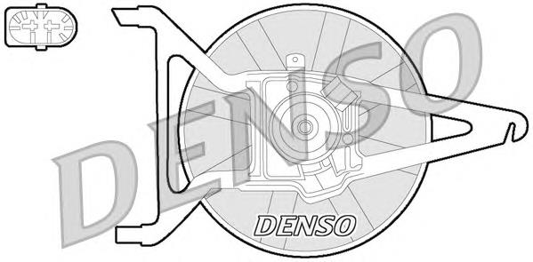 DER21020 Denso ventilador elétrico de esfriamento montado (motor + roda de aletas)