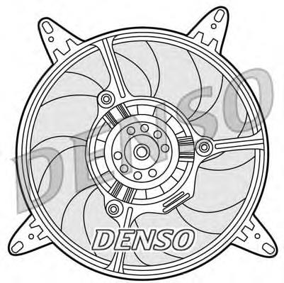 Купить DER09290 Denso Электровентилятор охлаждения в сборе (мотор+крыльчатка)
