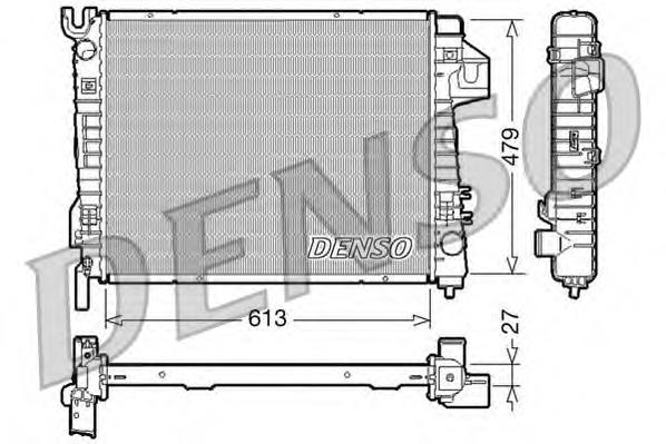 Radiador de esfriamento de motor DRM06020 Denso