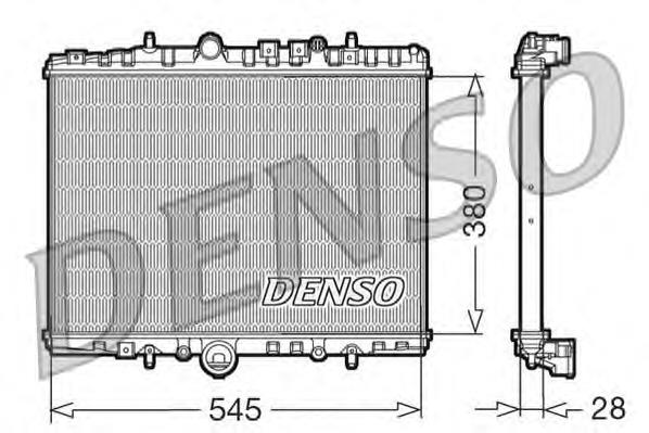 DRM07056 Denso radiador de esfriamento de motor