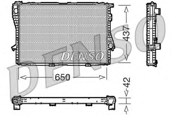 DRM05068 Denso radiador de esfriamento de motor