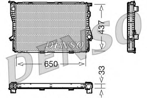 DRM05067 Denso radiador de esfriamento de motor