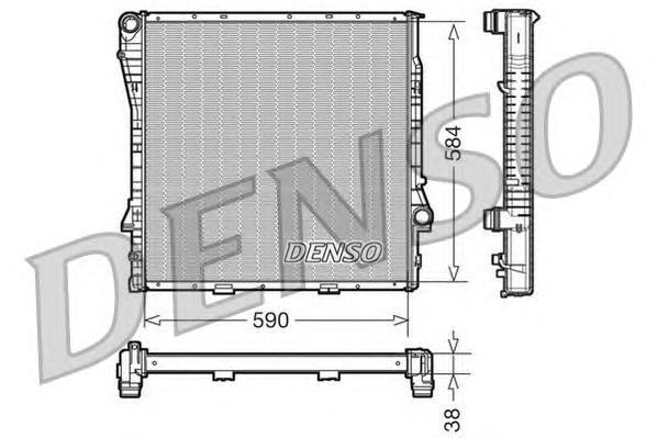 DRM05117 Denso radiador de esfriamento de motor