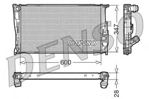 Купить DRM05111 Denso Радиатор водяной