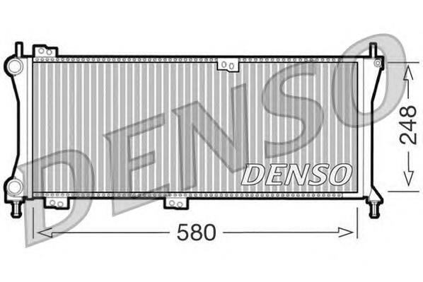 DRM09083 Denso radiador de esfriamento de motor