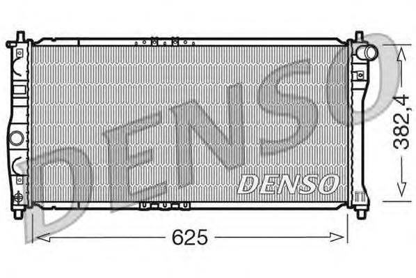 Radiador de esfriamento de motor DRM08002 Denso