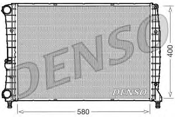 Radiador de esfriamento de motor DRM01002 Denso