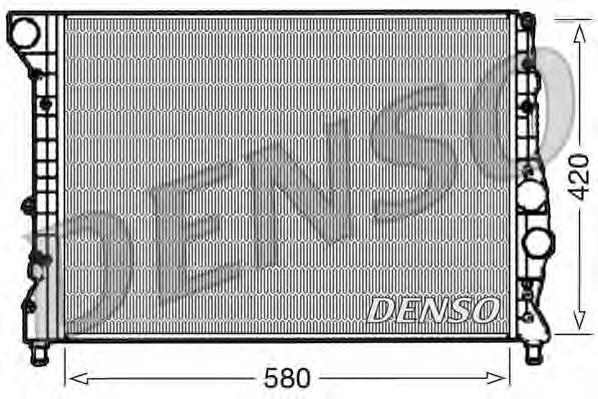 DRM01001 Denso radiador de esfriamento de motor