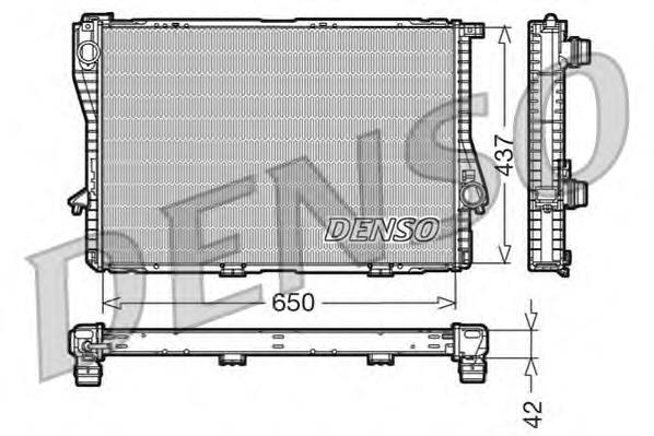 DRM05047 Denso radiador de esfriamento de motor