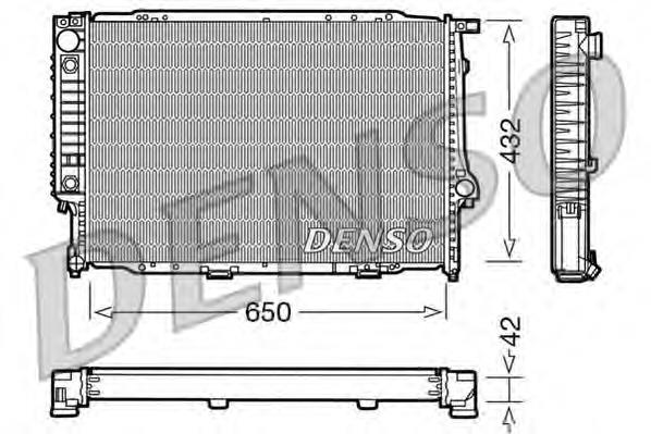 DRM05057 Denso radiador de esfriamento de motor