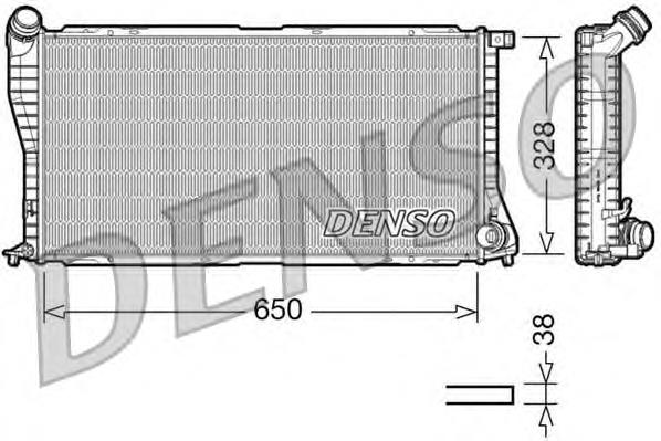 DRM05002 Denso radiador de esfriamento de motor