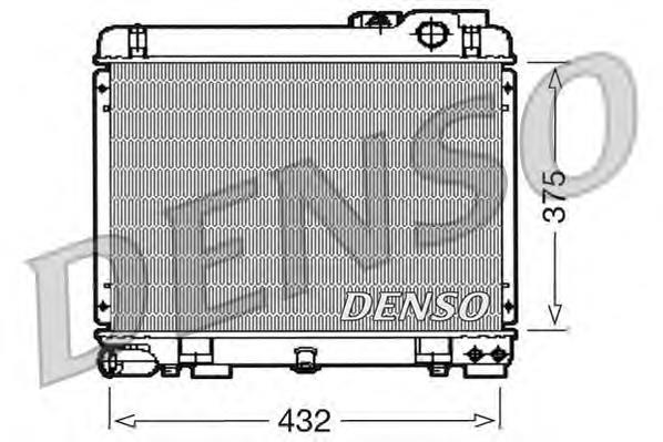 DRM05035 Denso radiador de esfriamento de motor