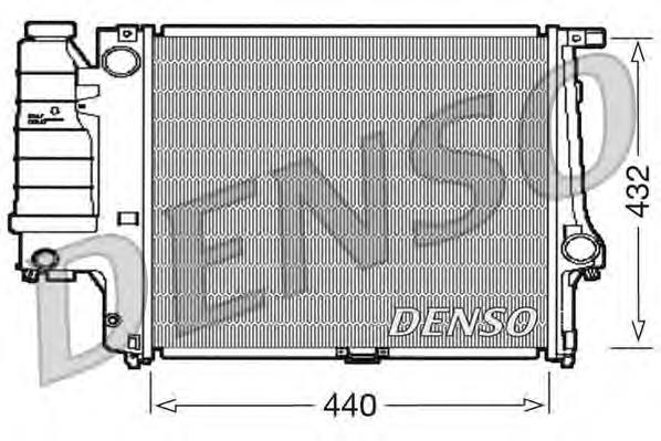 DRM05037 Denso radiador de esfriamento de motor