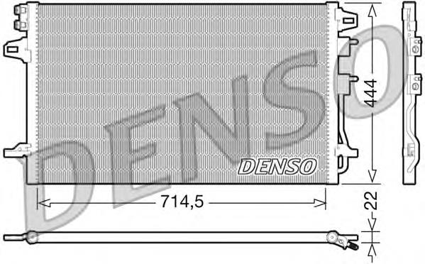 DCN06005 Denso radiador de aparelho de ar condicionado