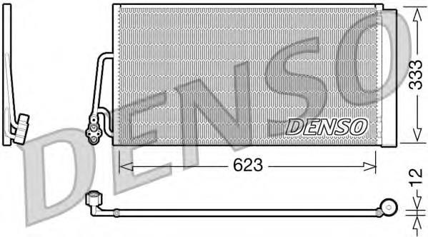 DCN05102 Denso radiador de aparelho de ar condicionado