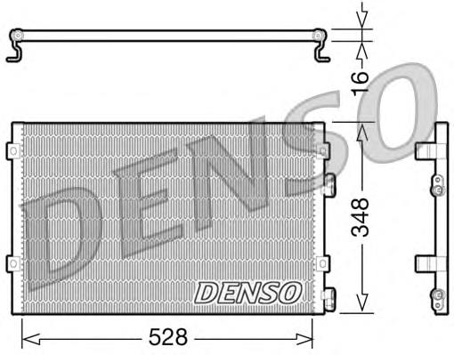 Radiador de aparelho de ar condicionado DCN06004 Denso