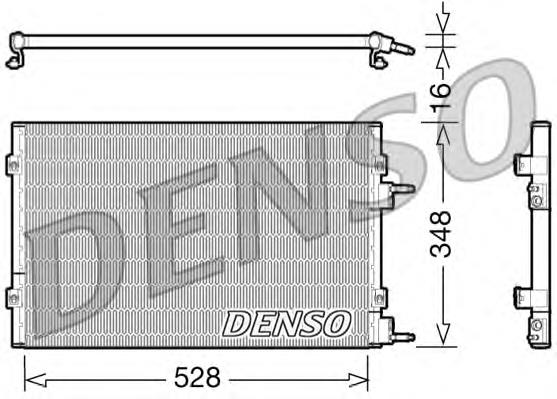Радиатор кондиционера DCN06003 Denso