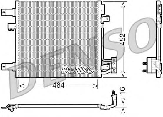 Конденсатор кондиционера Kale 358055 цена, от 97.17 USD