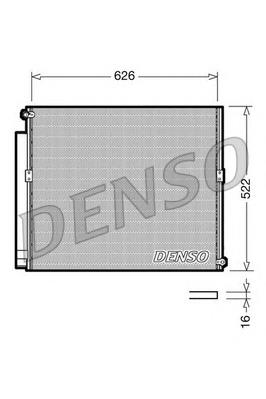 DCN50021 Denso radiador de aparelho de ar condicionado