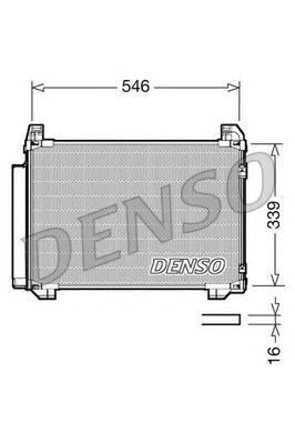 Купить DCN50025 Denso Радиатор системы охлаждения кондиционера