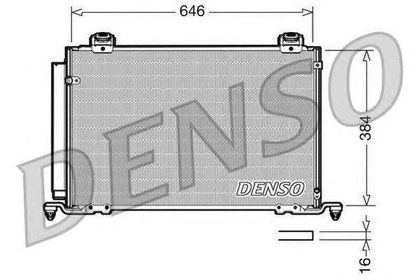 Radiador de aparelho de ar condicionado DCN50027 Denso