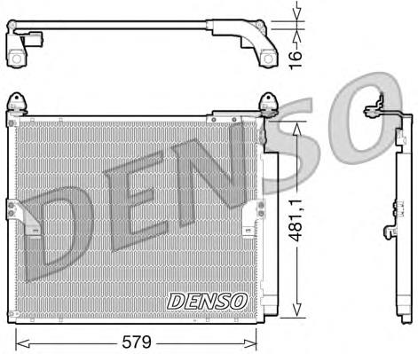 DCN50019 Denso radiador de aparelho de ar condicionado