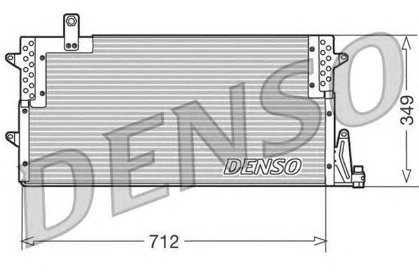 DCN32007 Denso radiador de aparelho de ar condicionado