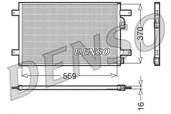 DCN32014 Denso radiador de aparelho de ar condicionado