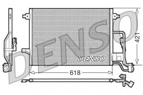 DCN32018 Denso radiador de aparelho de ar condicionado