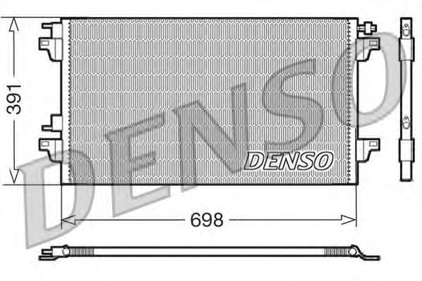 DCN23015 Denso radiador de aparelho de ar condicionado