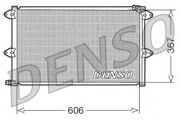 DCN27001 Denso radiador de aparelho de ar condicionado