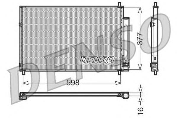 DCN50006 Denso radiador de aparelho de ar condicionado