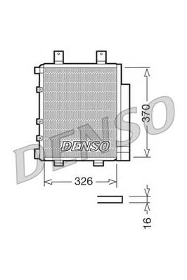 Радиатор кондиционера 940554 Nissens