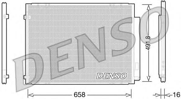 DCN51010 Denso radiador de aparelho de ar condicionado