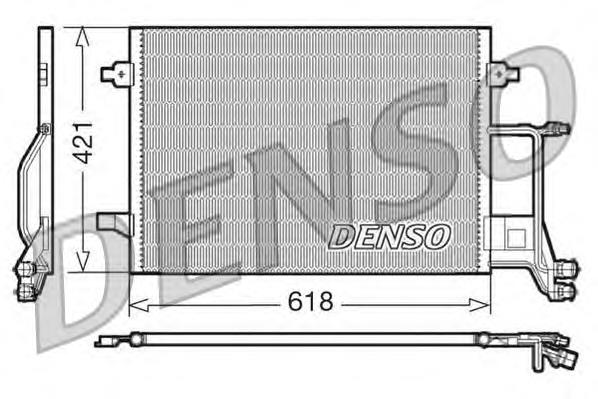 DCN02013 Denso radiador de aparelho de ar condicionado