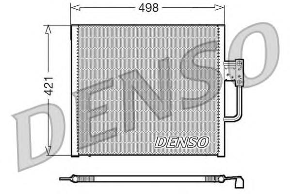 DCN05015 Denso radiador de aparelho de ar condicionado