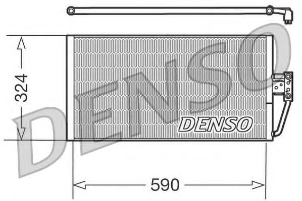 DCN05006 Denso radiador de aparelho de ar condicionado