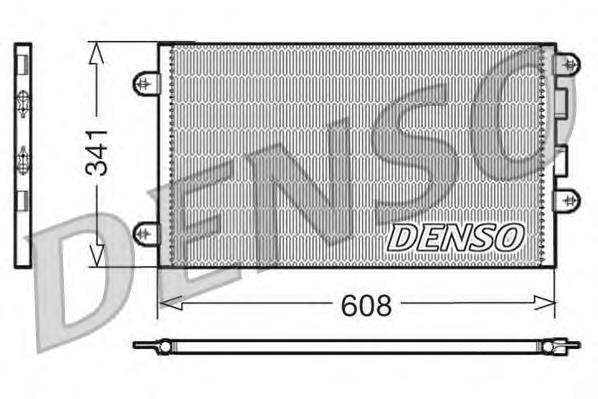 DCN01012 Denso radiador de aparelho de ar condicionado