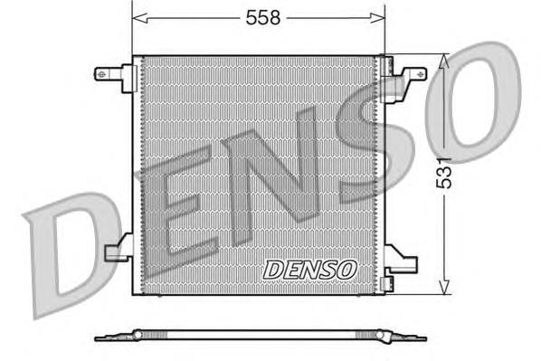 DCN17022 Denso radiador de aparelho de ar condicionado