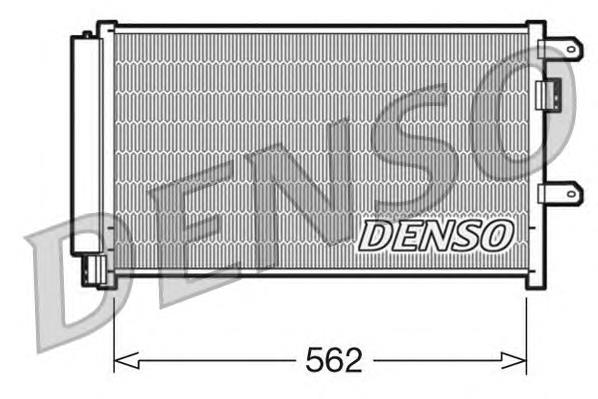 DCN12003 Denso radiador de aparelho de ar condicionado